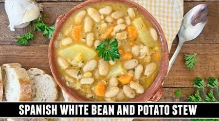 Spanish White Bean and Potato Stew | EASY One-Pot Heartwarming Recipe