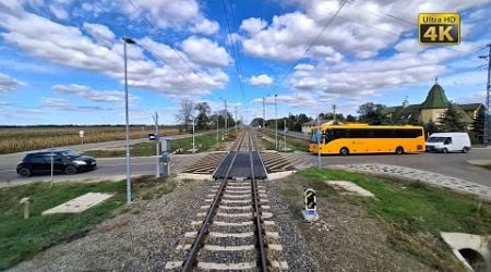 4K CABVIEW Subotica (SRB) - Szeged (HU) - Subotica -- Serbia to Hungary and back