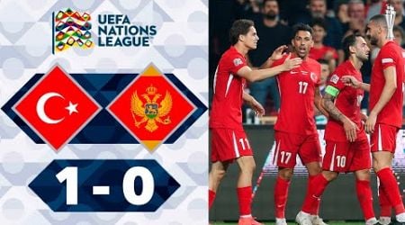 Turkey vs Montenegro 1-0 Extended Highlights | Nations League 2024