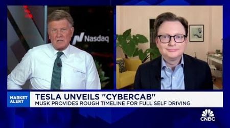 WSJ&#39;s Tim Higgins on Tesla&#39;s Cybercab robotaxi reveal: These kinds of events are for the faithful