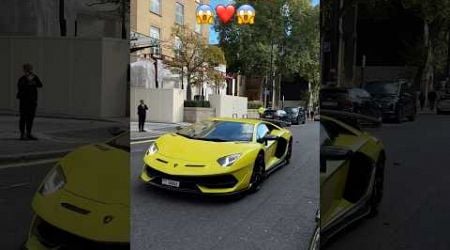 Lamborghini Aventador SVJ#SuperCar#Expensive Car# Car Spotting# London#United Kingdom