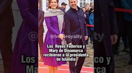 Federico y Mary de Dinamarca reciben a la presidenta de Islandia #kingfrederik #queenmary