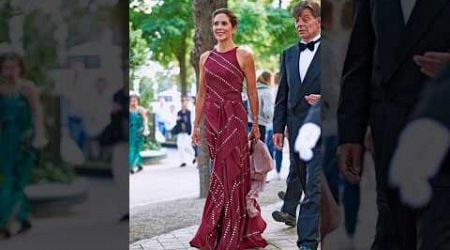 Queen Mary of Denmark in throughout the year gown long dress style #viral #beauty #trending