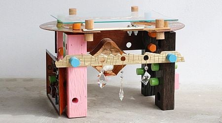 reused toys and roadside finds shape shigeki yamamoto's tables at dutch design week 2024