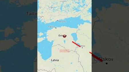 Distance between Moscow and Estonia #ukrainerussiaborder #moscowregion #aviation #automobile #shorts