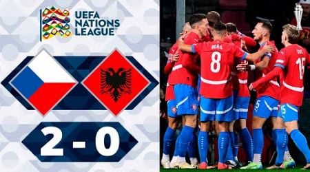 Czech Republic vs Albania 2-0 Highlights | Nations League 2024