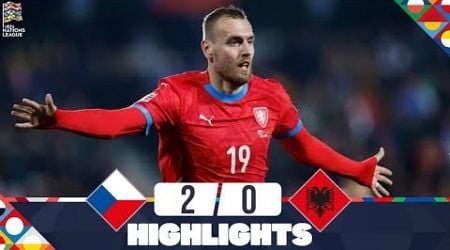 Czech Republic vs Albania 2-0 Highlights | UEFA Nations League - 2024/2025