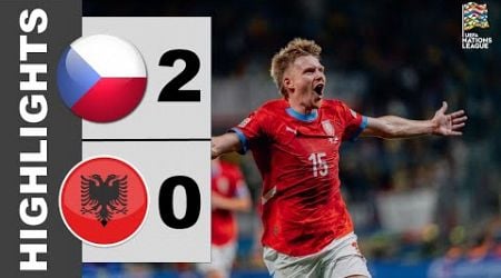 Czech Republic vs Albania 2-0 Highlights | Nations League 2024