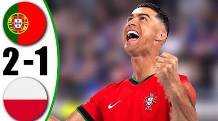 Portugal vs Poland 2-1 - All Goals &amp; Highlights - 2024