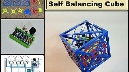 Arduino 3D Printed self Balancing Cube