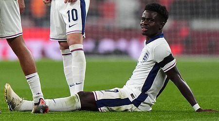 Bukayo Saka injury: Arsenal forward leaves England camp to return to club for further assessment