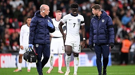 Bukayo Saka withdraws from England squad as Arsenal face anxious injury wait