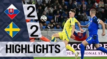 Slovakia 2-2 Sweden HIGHLIGHTS | UEFA Nations League 2024