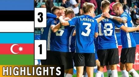 Estonia vs Azerbaijan 3-1 | EXTENDED HIGHLIGHTS | UEFA Nations League