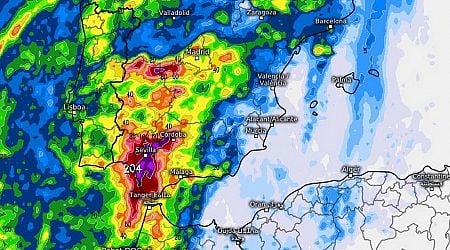 Irish tourists issued warning as Spanish hotspots set for washout in coming days