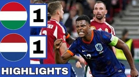 Hungary vs Netherlands 1-1 Highlights | UEFA Nations League - 2024/2025