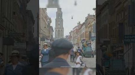 Groningen, Netherlands in 1919 - Restored Footage