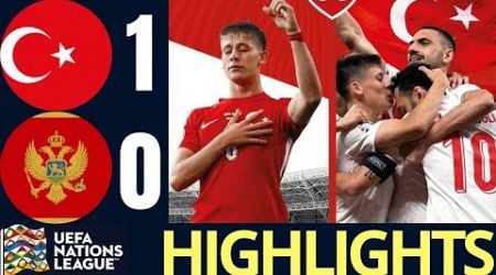 TURKIYE VS MONTENEGRO 1-0 All Goals and Assists Extended Highlights | UEFA Nations League 2024