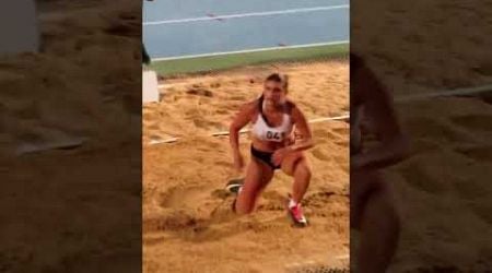 Women&#39;s triple jump. Cyprus. Nicosia.