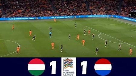 Hungary vs Netherlands 1-1 | 2024 UEFA Nations League | Match Highlights