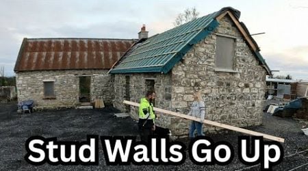 Stud Walls for the Irish Cottage Renovation