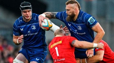 Leinster v Munster: Blues in command at sold-out Croke Park 