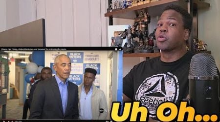 Obama GOES OFF On Black Men Not Voting for Kamala Harris | Reaction!