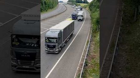 14.16 #M5 north #eu #luxembourg #man #4x2 #truck ##triaxle #curtain #trailer #truckdriver