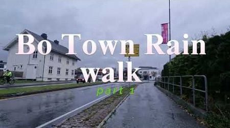 Bo, Nome Telemark Norway country side Villages and towns|Bo Town Part 01 |Rain walk