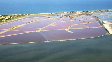 Lake Atanasovsko in Nessebar, Bulgaria