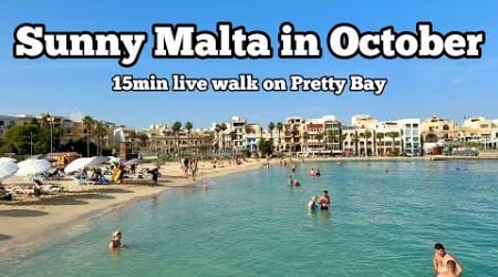 Sunny Malta in October - 15 min Walk on Pretty Bay