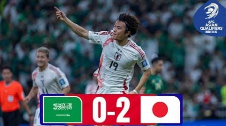 Japan continues perfect start | Saudi Arabia - Japan | Highlights | #AsianQualifiers - Road To 26