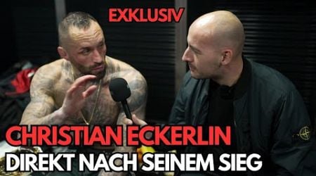 CHRISTIAN ECKERLIN - Exklusiv Interview DIREKT nach dem SIEG gegen CHRISTIAN JUNGWIRTH - OKTAGON 62