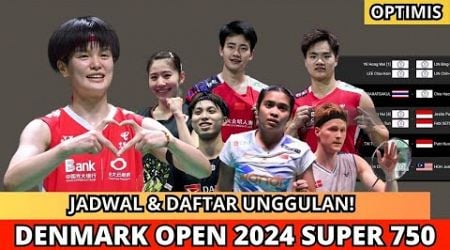 JADWAL DENMARK OPEN 2024 DAN DAFTAR PEMAIN UNGGULAN #denmarkcopen2024