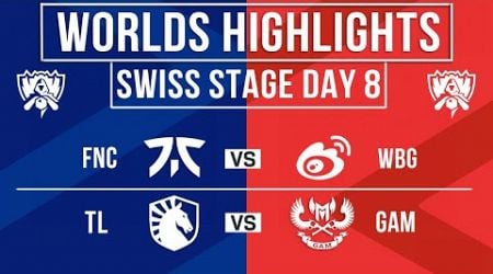 Worlds Highlights ALL GAMES Day 8 | Worlds Swiss Stage 2024