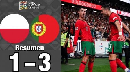 Partido Portugal vs Polonia de hoy, resumen del partido y todos los goles