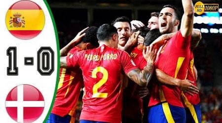 Spain vs Denmark 1-0 Highlights &amp; All Goals 2024 HD