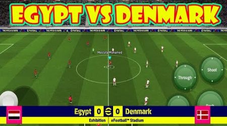 Egypt vs Denmark || eFootball 2025 Mobile || Mowaten Pemsawy