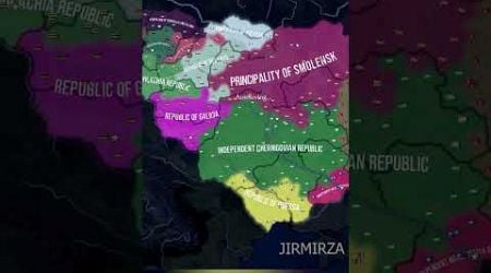 FFA Grand Duchy of Lithuania #hoi4 #heartsofironiv #timelapse #shorts #history #lithuania #ww2 #ffa