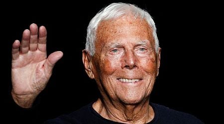 Designer Giorgio Armani, 90, reveals when he plans to retire