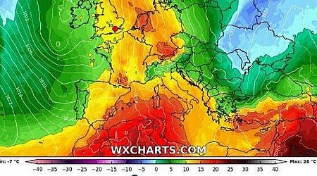 Weather maps show exactly when UK to be hotter than most of Spain