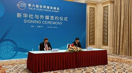 BTA, Xinhua Sign Partnership Agreement