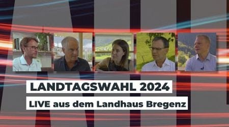 Landtagswahl Vorarlberg 2024 - Live aus dem Landhaus Bregenz