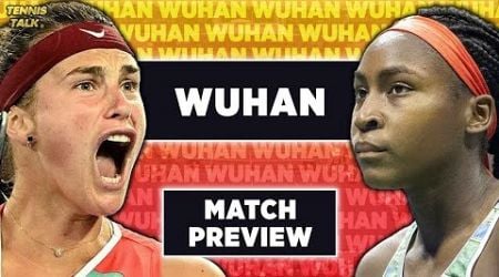 Sabalenka vs Gauff | WTA Wuhan 2024 Semifinal | Tennis Preview &amp; Prediction