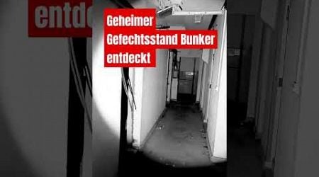 Gefechtsstand Bunker geheim! #lostplace #bunker #nva