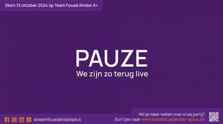 Livestream Team Fouad Ahidar A+