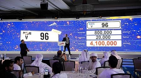 Dhs69.1m in bids: Premium plates auction draws big spenders