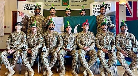 Pakistan Army team wins gold at UK's Exercise Cambrian Patrol 2024