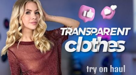 [4K] Transparent Fashion Try-On Haul | Exploring the Latest Sheer Trends