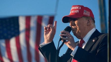 Man arrested at checkpoint near Trump rally in California faces gun charges